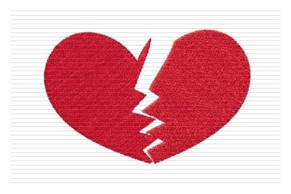 Broken Heart Embroidery Design Review