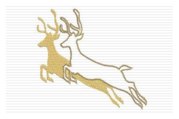 Christmas Deer Jump Embroidery Review
