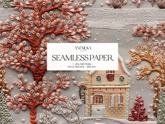 Christmas Village Embroidery Paper Review