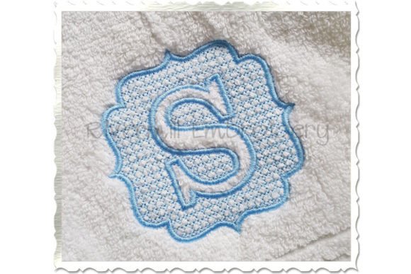 Embossed Embroidery Alphabet