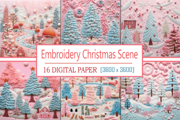 Embroidery Christmas Scene Review