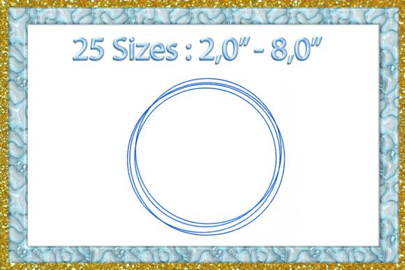 Frame Embroidery Design Monogram Frame