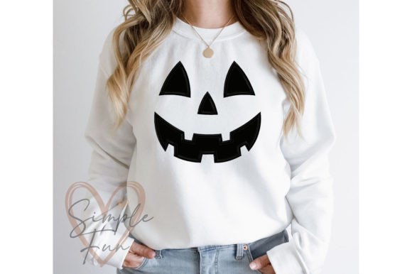 Jack O Lantern Applique Embroidery