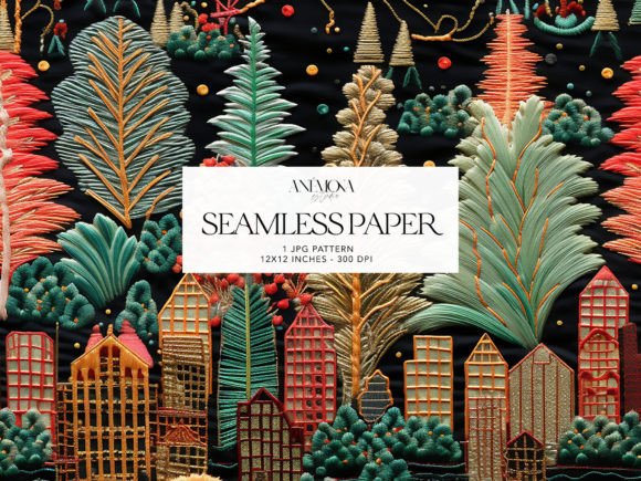 Night Christmas Embroidery Paper Review