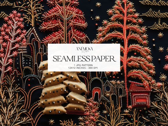 Night Village Christmas Embroidery Paper Review