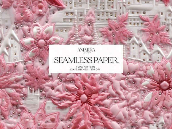 Pink Poinsettia Embroidery Pattern Paper Review