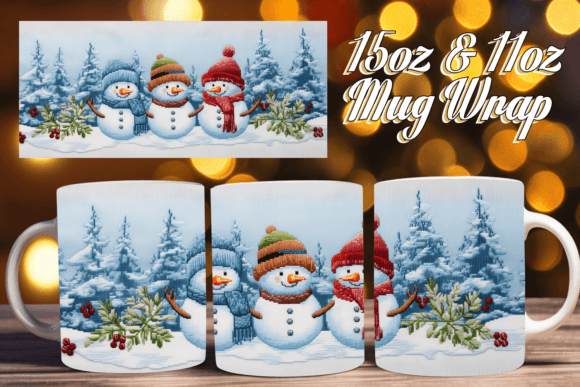 Snowman Embroidery 15oz Review