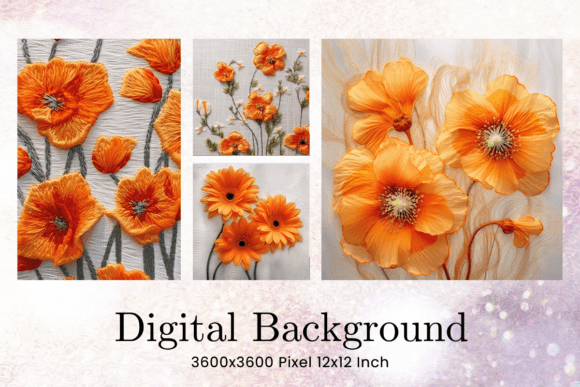 Yellow Flower Embroidery Background Review